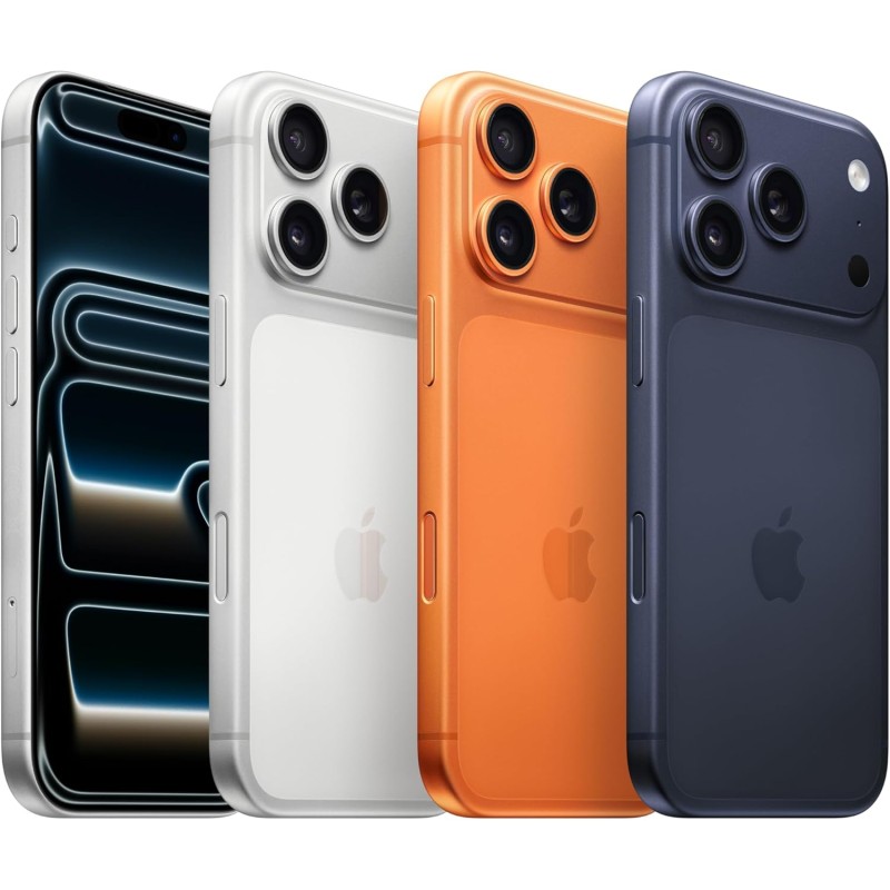 Apple iPhone 17 Pro 512 GB: display 6,3", ProMotion fino a 120Hz, chip A19 Pro, autonomia senza precedenti, sistema di fotocamere Pro Fusion con fotocamera frontale Center Stage; Blu profondo - 512 GB Blu profondo Apple iPhone 17 Pro 512 GB: display 6,3", ProMotion fino a 120Hz, chip A19 Pro, autonomia senza precedenti, sistema di fotocamere Pro Fusion con fotocamera frontale Center Stage; Blu profondo - 512 GB Blu profondo