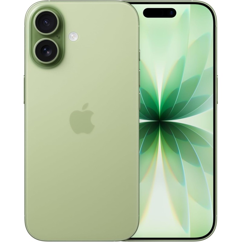 Apple iPhone 17 256 GB: display 6,3" con ProMotion, chip A19, fotocamera frontale Center Stage per selfie di gruppo più facili, più resistenza ai graffi, un giorno intero di batteria; Salvia - 256 GB Salvia
