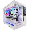 Mars Gaming MC-MIRAGE, Case Gaming ATX, Schermo LCD IPS 7,2” Personalizzabile, Vetro Temperato Continuo Frontale e Laterale, Struttura Doppia Camera, Supporto Raffreddamento Liquido fino 360mm, Bianco Mars Gaming MC-MIRAGE, Case Gaming ATX, Schermo LCD IPS 7,2” Personalizzabile, Vetro Temperato Continuo Frontale e Laterale, Struttura Doppia Camera, Supporto Raffreddamento Liquido fino 360mm, Bianco
