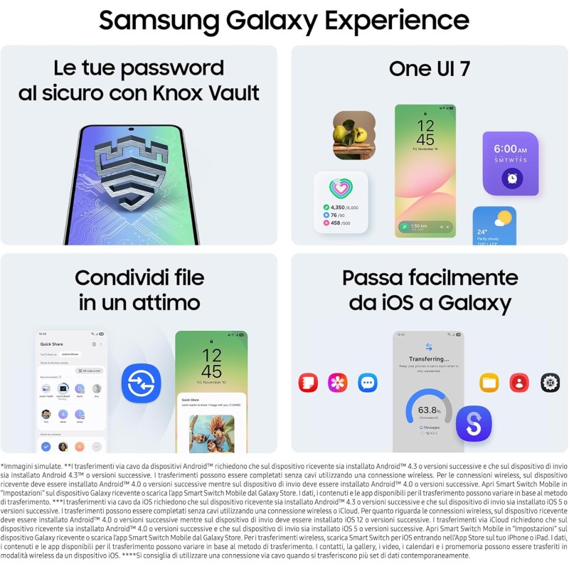 Samsung Galaxy A56 5G con scheda memoria esterna SSD Portatile T7 1TB Gray, Smartphone con Funzioni intelligenti e 3 anni di Garanzia del produttore, 8GB RAM, 256GB, Awesome Pink - 8GB+256GB Awesome Pink