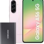 Samsung Galaxy A56 5G con scheda memoria esterna SSD Portatile T7 1TB Gray, Smartphone con Funzioni intelligenti e 3 anni di Garanzia del produttore, 8GB RAM, 256GB, Awesome Pink - 8GB+256GB Awesome Pink