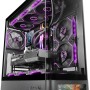 Mars Gaming MC-LCDPRO Case Gaming ATX Schermo LCD IPS 7.2" Personalizzabile Vetro Temperato Curvo Frontale e Laterale Struttura a Doppia Camera Supporto Raffreddamento a Liquido fino a 360mm Nero