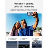 Belkin SheerForce Grip Cover per iPhone 17 Pro Compatibile con MagSafe, Design Sottile con Linee Laterali Antiscivolo, Custodia Bumper per iPhone, Magnetica, Trasparente e Anti-urto, Blu - iPhone 17 Pro Blu