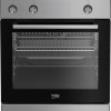 Beko FBE69100X Cucina a Libera Installazione 60x60 cm, Piano a Induzione 4 Zone, Forno Multifunzione 72 L Classe A, Inox, HidroClean