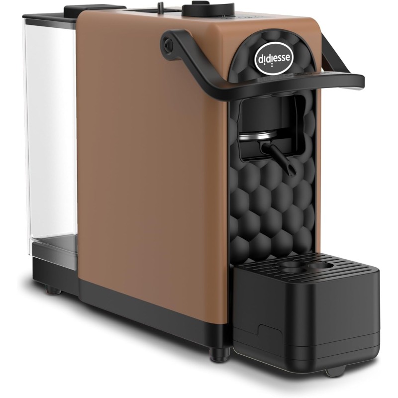 Didiesse Macchina Caffè Cialde, Macchina Espresso DarkSide - Caffè Intenso e Aromatico senza rinunciare a Praticità e Design, Serbatoio 1.3 L, Basso Consumo (650W), Compatta e Leggera - Colore Bronzo - Bronzo Didiesse Macchina Caffè Cialde, Macchina Espresso DarkSide - Caffè Intenso e Aromatico senza rinunciare a Praticità e Design, Serbatoio 1.3 L, Basso Consumo (650W), Compatta e Leggera - Colore Bronzo - Bronzo