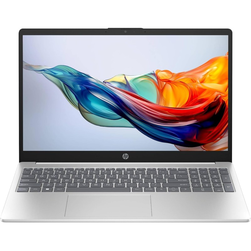 HP Laptop 15-fc0021sl, PC Portatile 15", Display FHD, Notebook, (AMD Ryzen 7 7730U, RAM 16GB, SSD 1TB, Windows 11), Computer Portatile, Uso quotidiano, Tastiera Italiana, QWERTY, Argento - Argento HP Laptop 15-fc0021sl, PC Portatile 15", Display FHD, Notebook, (AMD Ryzen 7 7730U, RAM 16GB, SSD 1TB, Windows 11), Computer Portatile, Uso quotidiano, Tastiera Italiana, QWERTY, Argento - Argento