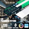 V-TAC 4x Plafoniere LED Lineari da Soffitto 120 CM - 40W - Chip Samsung - 4 Pezzi - Lampada Rettangolare 4800 Lumen IP20 per Parete, Garage, Negozio - Tubo LED Plafoniera - Luce 6400K Bianca Fredda