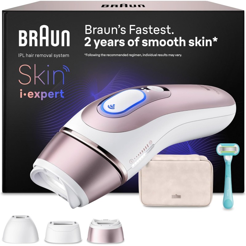 Braun Skin I·Expert Epilatore Luce Pulsata Smart, Epilazione Laser Peli Donna A Casa, Riduzione Permanente Dei Peli, App Gratuita, Pochette, Rasoio Gillette Venus, 3 Testine, PL7311 | Depilazione laser a casa, rimozione dei peli, epilatore laser con 3 tes Braun Skin I·Expert Epilatore Luce Pulsata Smart, Epilazione Laser Peli Donna A Casa, Riduzione Permanente Dei Peli, App Gratuita, Pochette, Rasoio Gillette Venus, 3 Testine, PL7311 | Depilazione laser a casa, rimozione dei peli, epilatore laser con 3 tes