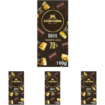 PERUGINA Grifo Fondente 70% Cioccolatini Fondenti Sacchetto 180g (Confezione da 4)
