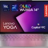 Lenovo Yoga Slim 7 Notebook Copilot+ PC 14” OLED WUXGA (1920x1200), Intel Core Ultra 7 256V, RAM 16 GB, 512 GB SSD, Grafica Intel Arc, WiFi 7, Windows 11 Home - Luna Grey "Tastiera retroilluminata" - 16GB | Copilot+ PC