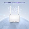 Strong Router WiFi N300 Mbps con SIM, Router 4G Cat4 LTE, Porta LAN 100 Mbps, Antenne Staccabili, Plug and Play, Supporta fino a 32 Dispositivi, USB 3.0, Rete Sicura (4GROUTER360M)