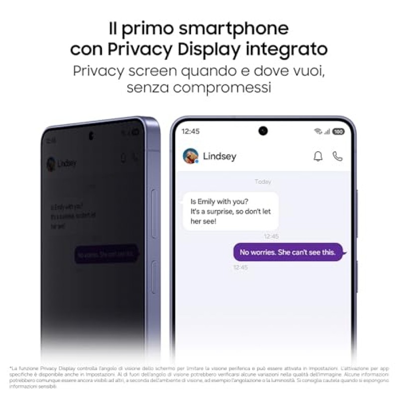 Samsung Galaxy S26 Ultra Smartphone AI, 512GB, 3 anni di Garanzia, Privacy Display Integrato, Processore Potente, Assistente Foto, Camera 200 MP, 5000 mAh, Cobalt Violet [Versione italiana] - 512GB Cobalt Violet