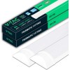 V-TAC 2x Plafoniera LED Lineare da Soffitto 120 CM - 40W - Chip Samsung - Lampada Rettangolare 4300 Lumen - IP20 per Parete, Garage, Magazzino - Plafoniere Tubo - Luce Bianca Calda 3000K - Bianco Caldo