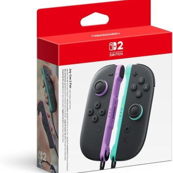 Set da due Controller Joy-Con Viola chiaro -Verde chiaro per Nintendo Switch 2