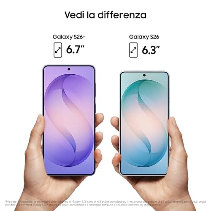 Samsung Galaxy S26 con caricatore wireless magnetico Magnet Wireless Charger 25W EP-P2900BBEGWW, Smartphone AI con 3 anni di Garanzia del produttore, 256GB, Black - 256GB Black