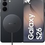 Samsung Galaxy S26 con caricatore wireless magnetico Magnet Wireless Charger 25W EP-P2900BBEGWW, Smartphone AI con 3 anni di Garanzia del produttore, 256GB, Black - 256GB Black