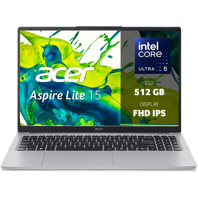 Acer Aspire Lite 15 | PC Portatile | 15.6" FHD IPS 60 Hz| 16 GB RAM DDR5