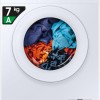 Samsung Lavatrice Slim F-WM703M05TW3M Libera installazione, 7 Kg, Vapore Igienizzante, Carica Frontale, 3 Mesi Garanzia Extra, Corpo e oblò: Bianco, Display: Nero, 59,5l x 85h x 44p cm
