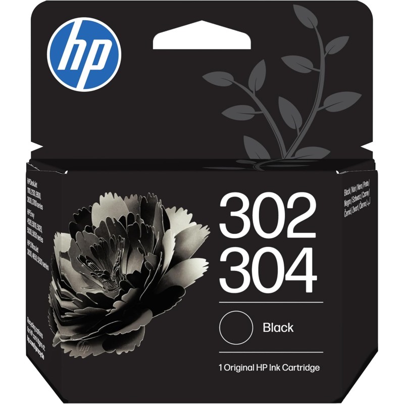 HP 302/304 Nero, Cartuccia Inchiostro Originale