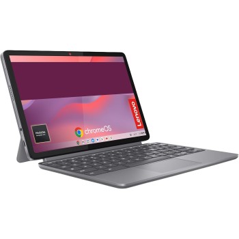 Lenovo Duet Chromebook 11” Touch IPS, Memoria 128GB, RAM 8GB, Chrome OS, Folio Stand e Tastiera inclusi, Notebook e Tablet Convertibile per Studio e Lavoro, MediaTek Kompanio 838