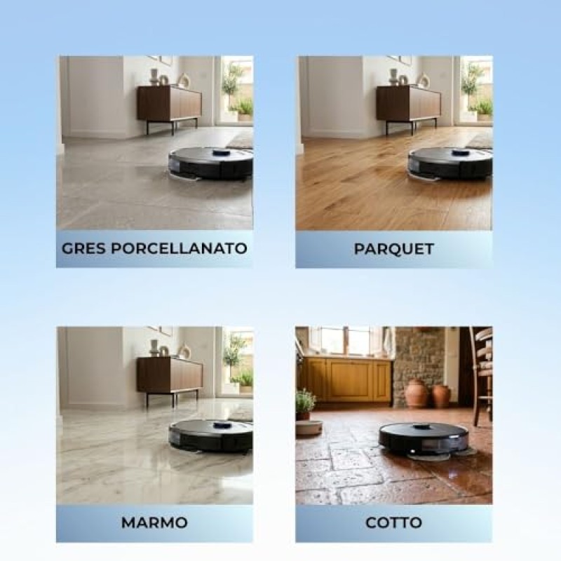 Detergente per Robot Lavapavimenti Universale, adatto a tutti i Pavimenti, non lascia aloni e schiuma, confezione da 1 Lt Detergente per Robot Lavapavimenti Universale, adatto a tutti i Pavimenti, non lascia aloni e schiuma, confezione da 1 Lt