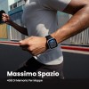 Amazfit Bip Max 50mm Smartwatch, Display AMOLED da 2.07", Autonomia fino a 20GG, GPS, 4GB, Mappe Offline, Fitness Tracker, Hybrid Training, 150+ Modalità Sportive, HYROX, 5 ATM per Android e iPhone - Argento