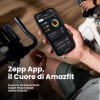 Amazfit Bip Max 50mm Smartwatch, Display AMOLED da 2.07", Autonomia fino a 20GG, GPS, 4GB, Mappe Offline, Fitness Tracker, Hybrid Training, 150+ Modalità Sportive, HYROX, 5 ATM per Android e iPhone - Argento