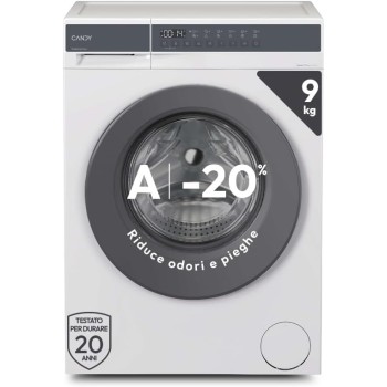 Candy Easy Pro Lavatrice 9 Kg, 1200 Giri, Classe A-20%, Bianca - 9 KG