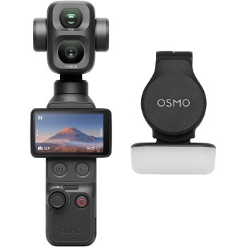 DJI Osmo Pocket 4P Combo Standard, fotocamera vlog 4K a doppio obiettivo